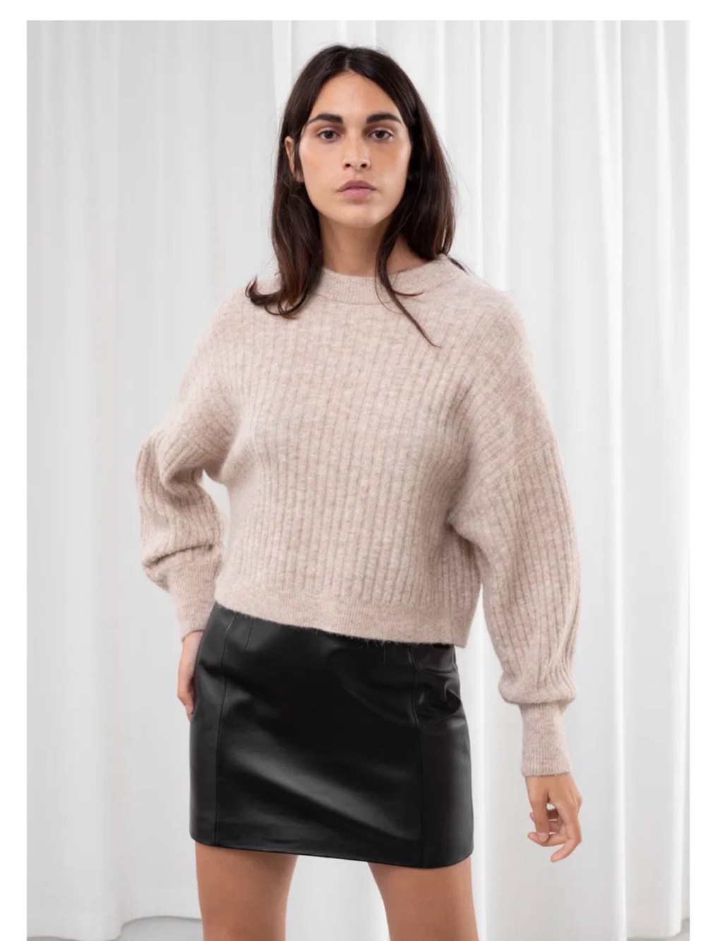 & Other Stories Alpaca Blend Knit Sweater